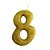 Vela N°8 Fun Amarelo - Imagem 2