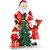 Decoração em Resina Papai Noel com Crianças 20cm - 1 Un - Imagem 1