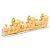 Enfeite Natalino Pendente Trem Ouro 5cm - 3 Un - Imagem 2