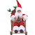 Enfeite Papai Noel Sentado no Trenó 25cm - 1 Un - Imagem 1