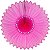 Enfeite de Papel Girassol 42cm Rosa Choque com Pink - 1 Un - Imagem 1