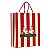 Sacola Premium Especial Charm Natalino Ouro P 23x19x10cm - 10 Un - Imagem 1
