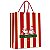 Sacola Premium Especial Charm Natalino Ouro M 31x26x10cm - 10 Un - Imagem 1