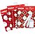 Kit Auto Serviço 35x54cm Natal - 30 Conjuntos - Imagem 1