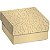 Mini Caixa Quadrada Relevo G 12x12x4cm Ouro - 10 Un - Imagem 1