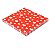 Guardanapo Folha Dupla 32x32cm Vermelho com Corações - 20 Un - Imagem 1