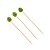 Palito em Bambu Para Petiscos 12cm Folha - 20 Un - Imagem 1