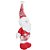 Boneco Papai Noel Decorativo em Pé Xadrez Vermelho 38cm - 1 Un - Imagem 3