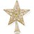Ponteira Estrela Vazada Para Árvore de Natal Ouro 24cm - 1 Un - Imagem 3