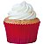 Forminha Para Bolinho Cupcake Liso nº 0 Vermelho - 45 Un - Imagem 1