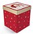 Caixa Para Panetone Explosão Natalino 100g P 12x12x15cm - 10 Un - Imagem 1