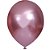 Balão Cromado Redondo 9" Liso Rosê Gold - 25 Un - Imagem 1
