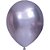 Balão Cromado Redondo 9" Liso Prata - 25 Un - Imagem 1