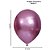 Balão Cromado Redondo 5" Liso Rosa - 25 Un - Imagem 2