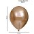 Balão Cromado Redondo 5" Liso Ouro - 25 Un - Imagem 2