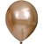 Balão Cromado Redondo 5" Liso Ouro - 25 Un - Imagem 1
