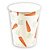 Copo de Papel 270ml Páscoa Cenourinhas - 10 Un - Imagem 1