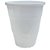 Copo Plástico Happy Line 210ml Branco - 8 Un - Imagem 1