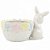 Coelho Decorativo de Cerâmica Cesta Florida 13,5x18,5x13cm - 1 Un - Imagem 4