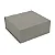 Caixa Rígida Dobrável Quadrada com Ímã Gris M 26x26x12cm - 5 Un - Imagem 1