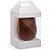 Caixa Maleta Vertical Para Ovo com Visor 350g Branco - 50 Un - Imagem 1