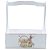 Cachepot Madeira com Alça Coelho Branco M 36x31x18,5cm - 1 Un - Imagem 1