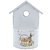 Cachepot Madeira Casa Coelho Branco M 26x19,5x8,5cm - 1 Un - Imagem 1
