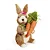 Coelho Decorativo de Tecido Sentado Cannoli 32cm - 2 Un - Imagem 1
