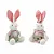 Coelho Decorativo de Tecido Floral Sortido Sucrée 31cm - 2 Un - Imagem 2