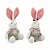 Coelho Decorativo de Tecido Floral Sortido Sucrée 31cm - 2 Un - Imagem 3