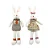 Coelho Decorativo de Tecido Floral Sortido Pasquali 40cm - 2 Un - Imagem 1