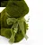 Coelho Decorativo de Tecido Deitado Verde Mesh 20cm - 2 Un - Imagem 3