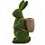 Coelho Decorativo de Tecido com Cesta Grama Mesh 62cm - 1 Un - Imagem 3