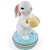 Coelho Decorativo de Resina Macaron e Ovo Patries 16,5cm - 1 Un - Imagem 1