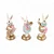 Coelho Decorativo de Resina com Instrumentos Pastries 16,5cm - 3 Un - Imagem 2