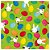 Folha Poli Coelho Sai da Toca Verde 69x89cm - 25 Un - Imagem 1