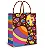 Sacola de Papel Páscoa Fun Marrom Mini 10,5x9,5x4cm - 50 Un - Imagem 1