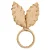 Porta Guardanapo em Sisal com Orelhas Marrom 15x10x2cm - 4 Un - Imagem 1