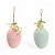 Ovos Decorativos Para Pendurar Sortido Frappe 12x7x7cm - 2 Un - Imagem 1