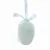 Ovo Decorativo Para Pendurar Flocado Verde Flocked 12,5cm - 1 Un - Imagem 1