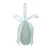 Ovo Decorativo Para Pendurar Flocado Verde Flocked 12,5cm - 1 Un - Imagem 3