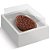 Caixa New Moldura Para Um Meio Ovo 250g Branco - 10 Un - Imagem 1