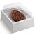 Caixa New Moldura Para Um Meio Ovo 350g Branco - 10 Un - Imagem 1