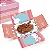 Caixa Surpresa Para 1 Meio Ovo Coelhinhos 350g 17,5x13,5x10cm Rosa - 10 Un - Imagem 2