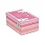 Caixa Surpresa Para 1 Meio Ovo Coelhinhos 350g 17,5x13,5x10cm Rosa - 10 Un - Imagem 3