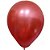 Balão Cromado Redondo 9" Liso Vermelho - 25 Un - Imagem 1