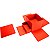 Caixa Quadrada Surpresa de Papel Liso 20x20x18cm Vermelho - 1 Un - Imagem 1