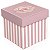 Kit Caixa Cubo Camélia M 15x15x15cm - 10 Un - Imagem 1