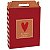 Kit Caixa Maleta Retangular Vertical Season Love G 21x7,5x26cm - 10 Un - Imagem 1
