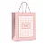 Kit Sacola de Papel Premium Paglia Rosa M 31x26x10cm - 10 Un - Imagem 1